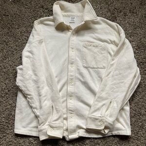 PINK Victoria's Secret Cream Button Down Shirt